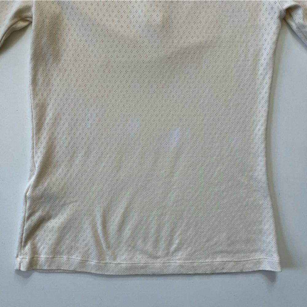 Twothirds Pointelle Henley Tee Small - Picture 7 of 9